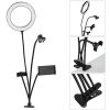 Lampa pierścieniowa LED 20 cm z 4 uchwytami z klipsem [12190000184]